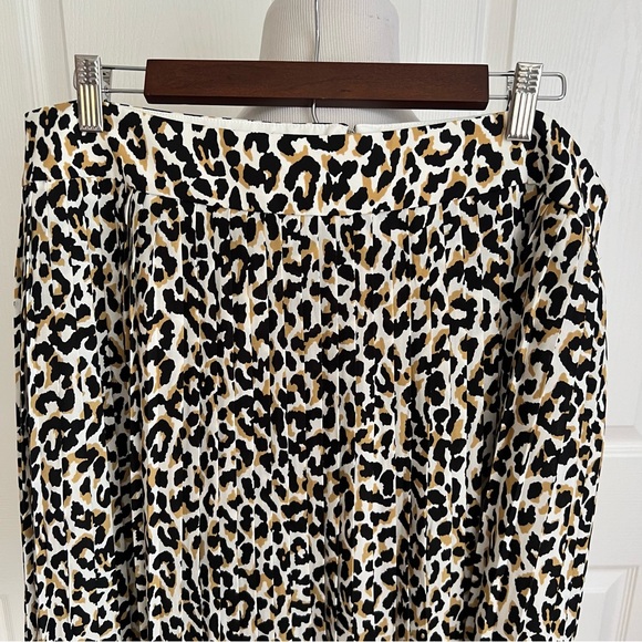NWT J. Crew Leopard Print Skirt Womens Sz 18 - Picture 2 of 15